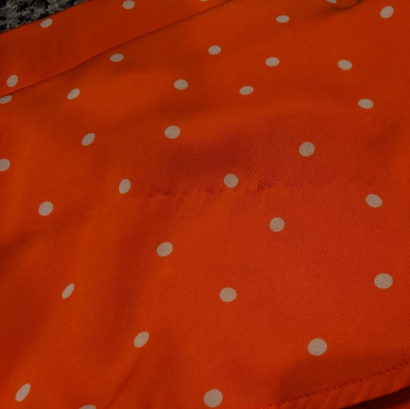 DONATING 1/20/25 🍍 Merona Orange Polka Dot Tank 🍍 - Picture 3 of 4